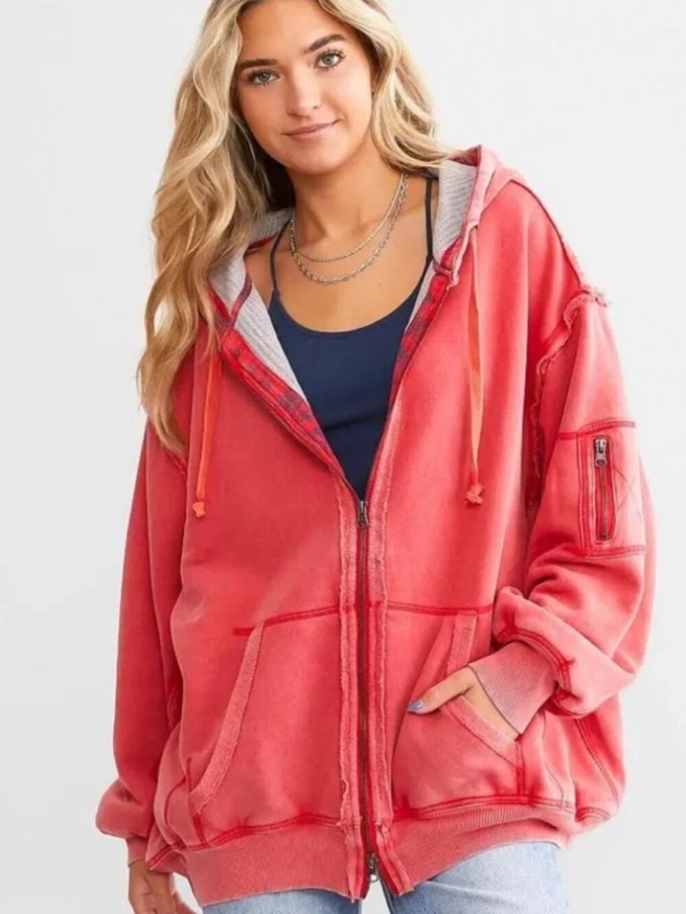 Free People We The Free By Your Side Thermal Lined Hoodie